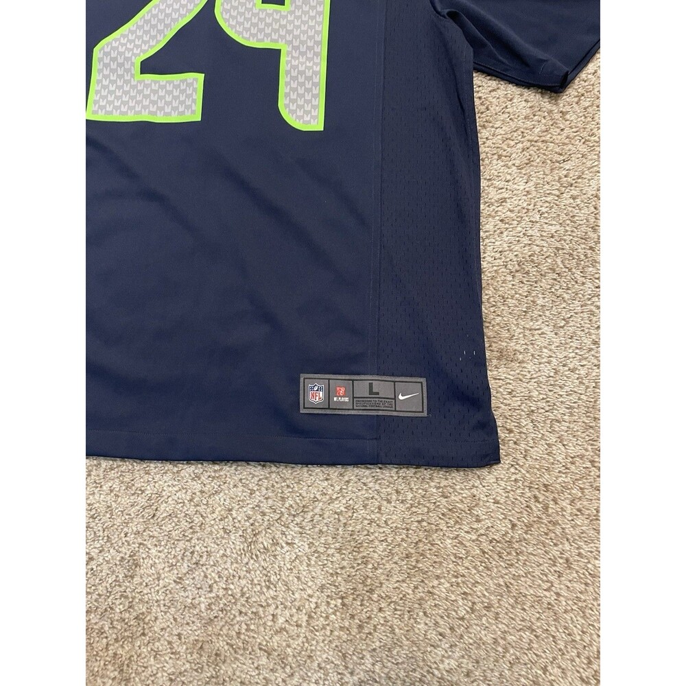 Nike On Field Marshawn Lynch Seattle Seahawks Jersey Men’s Large NFL Football - Picture 5 of 5